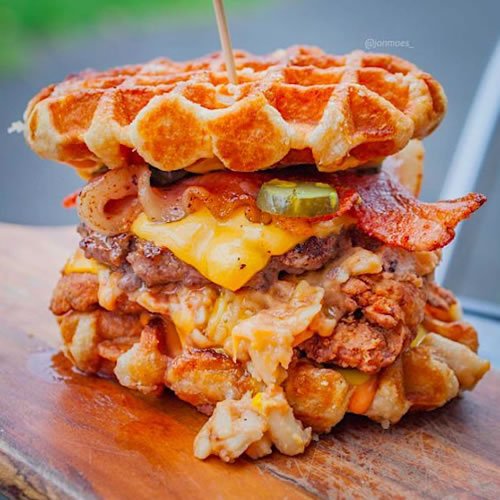 Waffle Burger